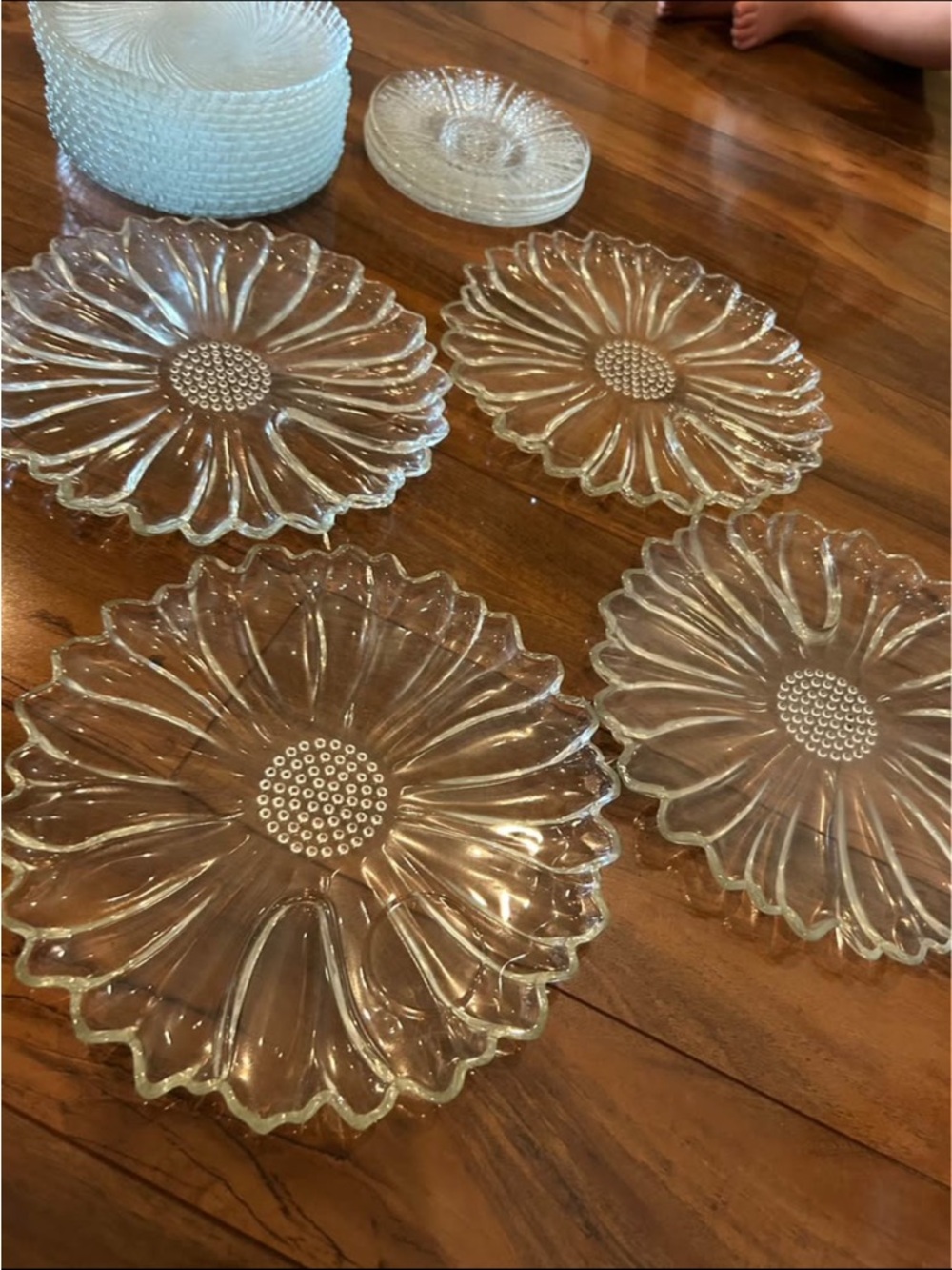 Vintage MCM Colony Daisy Snack Plates